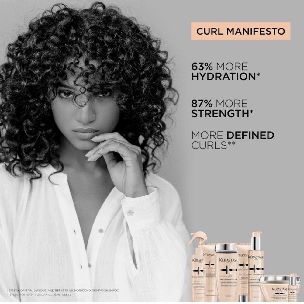 Kerastase Curl Manifesto Hydration Shampoo & Conditioner Set - Picture 16 of 16